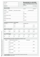 Stammblatt für Lehrkräfte