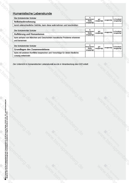 Lernentwicklungsbogen