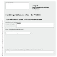 Formblatt gem. Nr.2 Abs.4
