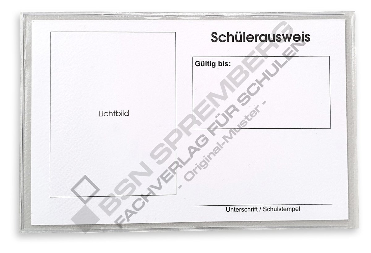 12 Stück A7 Ausweishüllen Transparent – Für Schülerausweis, Kreditkarten & EC-Karten (78x110 Mm)