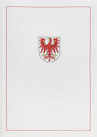 Überreichungsmappe mit Wappen