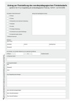 Antrag zur Feststellung