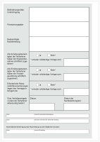 Vordruck 6, Antrag auf Genehmigung zur Aufnahme einer Schulwanderung oder Schulfahrt, Mecklenburg-Vorpommern