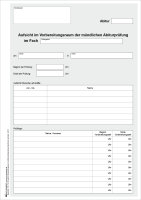 Aufsicht Vorbereitungsraum der mündlichen...
