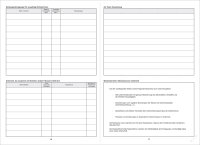 Klassenbuch für 1 Schuljahr, Stundenberichte von Montag bis Freitag, mit wöchentlichem Versäumnis-Nachweis, ohne Ausfallstatistik