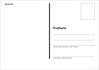 Postkarte Bewerbungsunterlagen (berufsbildende Schulen)