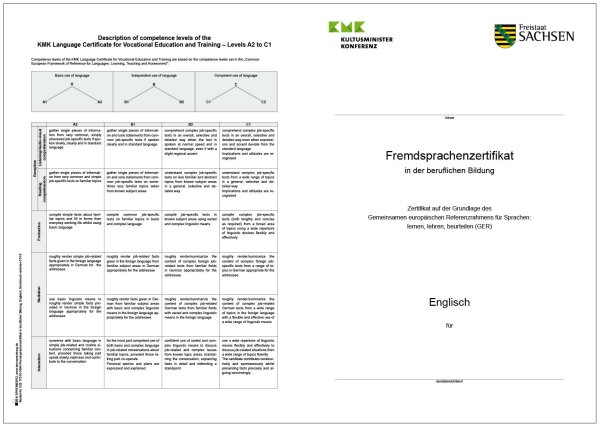 KMK-Fremdsprachenzertifikat in der beruflichen Bildung