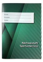 Nachweisheft für den Sportunterricht, grün, ca. A5