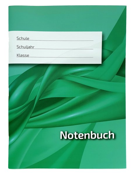 Notenbuch für 29 Fächer, ohne Kopfnoten