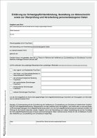 Erklärung zur Schweigepflichtentbindung...