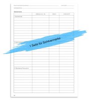 3er-Pack Ausbildungsnachweis / Berichtsheft für 3 Jahre Berufsausbildung, täglicher Eintrag (Mo-Sa)