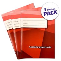 3er-Pack Ausbildungsnachweis / Berichtsheft für 3...