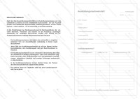 3er-Pack Ausbildungsnachweis / Berichtsheft für 3 Jahre praktische Berufsausbildung, täglicher Eintrag von Montag bis Sonntag