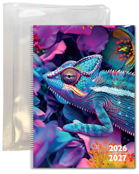 Set: F&L Erzieher/innen-Kompaktplaner Ausgabe 2026/2027 und passende Schutzhülle