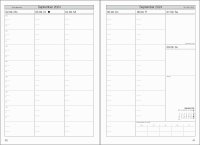 Lehrerkalender Planer HC, Wochentage vertikal, Ausgabe 2024/2025