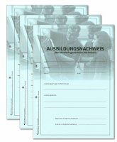 3er Pack Blöcke für den Ausbildungsnachweis / Berichtshefte für 3 Jahre Berufsausbildung, täglicher Eintrag Mo-So, gewerblich-technische Ausbildung