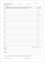 Komplett-Set für 1 Jahr handwerkliche Berufsausbildung (2x Block für den Ausbildungsnachweis mit täglichem Eintrag Mo-Sa und Wochenbericht, Schnellhefter silbergrau, Deckblatt grün)