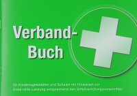 Verbandbuch und  Unfallbuch für Kita Schule...