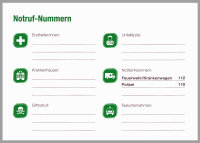 Verbandbuch und  Unfallbuch für Kita Schule Kindertagesstätte (§ 24 Abs. 6 DGVU) - Erste-Hilfe-Dokumentation