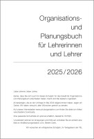 Set:  F&L Organisations- und Planungsbuch für Lehrer/innen 2025/2026, DIN A5, blau, mit Schutzhülle