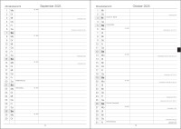 Set:  F&L Organisations- und Planungsbuch für Lehrer/innen 2025/2026, DIN A5, blau, mit Schutzhülle