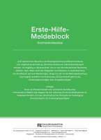 F&L - Erste-Hilfe-Meldeblock für Kitas und Schulen