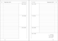 Lehrerkalender Kompaktplaner HC, Wochentage horizontal, Ausgabe 2023/2024 incl. passender Schutzhülle