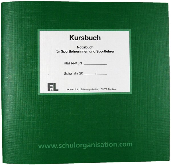 F&L Kursbuch Notizbuch für Sportlehrer/innen