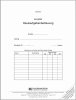 Nachweisheft Hausaufgabenbetreuung DIN A4 blau