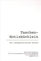 F&L - Notizbuch im Taschenformat, liniert,...