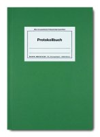 F&L – Protokollbuch DIN A5,  grün, punktiert