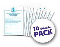 10er PACK Urkunde Seepferdchen / Vorbereitende...