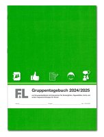 Gruppentagebuch (grün) für Kita, Hort mit Kalendarium Ausgabe 2023/2024