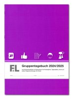 F&L Gruppentagebuch (lila) für Kita, Hort mit Kalendarium Ausgabe 2024/2025