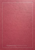 5er Pack Überreichungsmappe weinrot, Silberdruck:...