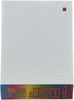 Magic-Notizblock "GeDanke", 150 farbige Blätter mit „magischem“ Aufdruck
