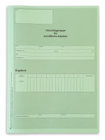 Umschlagmappe für Archivierung schriftl. Arbeiten
