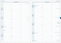 F&L - Lehrerkalender Planer 2026/2027, DIN A4 plus, mehrfarbig, blau oder rot