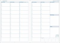 F&L - Lehrerkalender Planer 2026/2027, DIN A4 plus, mehrfarbig, blau oder rot