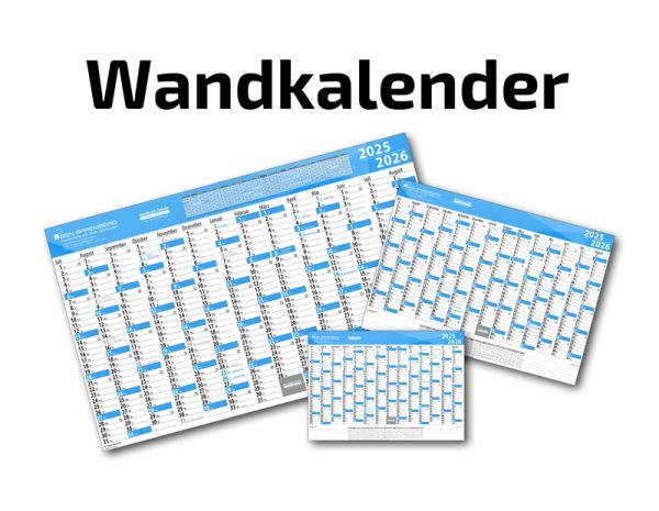 Wandkalender für das Schuljahr 2026/2027