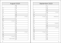 F&L - Lehrerkalender Basic Karton rot Ausgabe 2024/2025