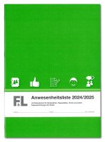F&L – Anwesenheitsliste mit Kalendarium Ausgabe 2024/2025