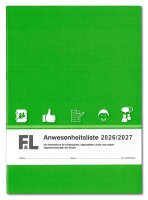 F&L – Anwesenheitsliste mit Kalendarium Ausgabe...