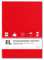F&L – Anwesenheitsliste mit Kalendarium Ausgabe...