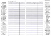 F&L  Kontaktliste bringt / holt, Nachweisheft für die Kita, für 1 Halbjahr