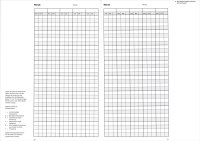 F&L  Anwesenheitsliste kommt / geht, Nachweisheft für die Kita, für 1 Halbjahr