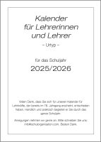 F&L - Lehrerkalender Urtyp Karton 2023/2024 mit Schutzhülle