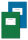F&L Klassenbuch für die Berufsschule, Teilzeit, für 1 Schuljahr, in den Farben grün oder blau