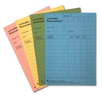 Lernmittel - Bestandskarte, verschiedene Farben, DIN A6