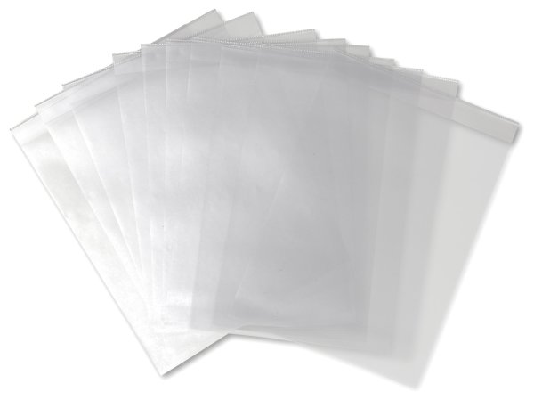 Überhangfolie für DIN A4-Formate, transparent, beschreibbar, abwischbar, wiederverwendbar, 10er Pack